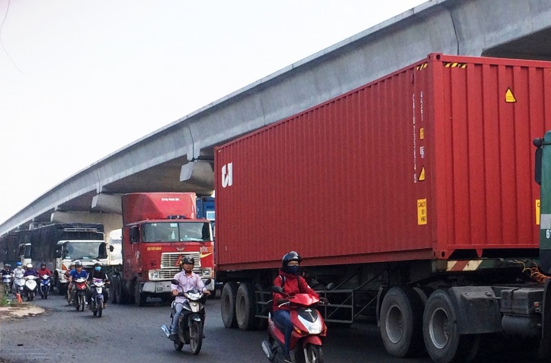 Hiện trường vụ tai nạn.