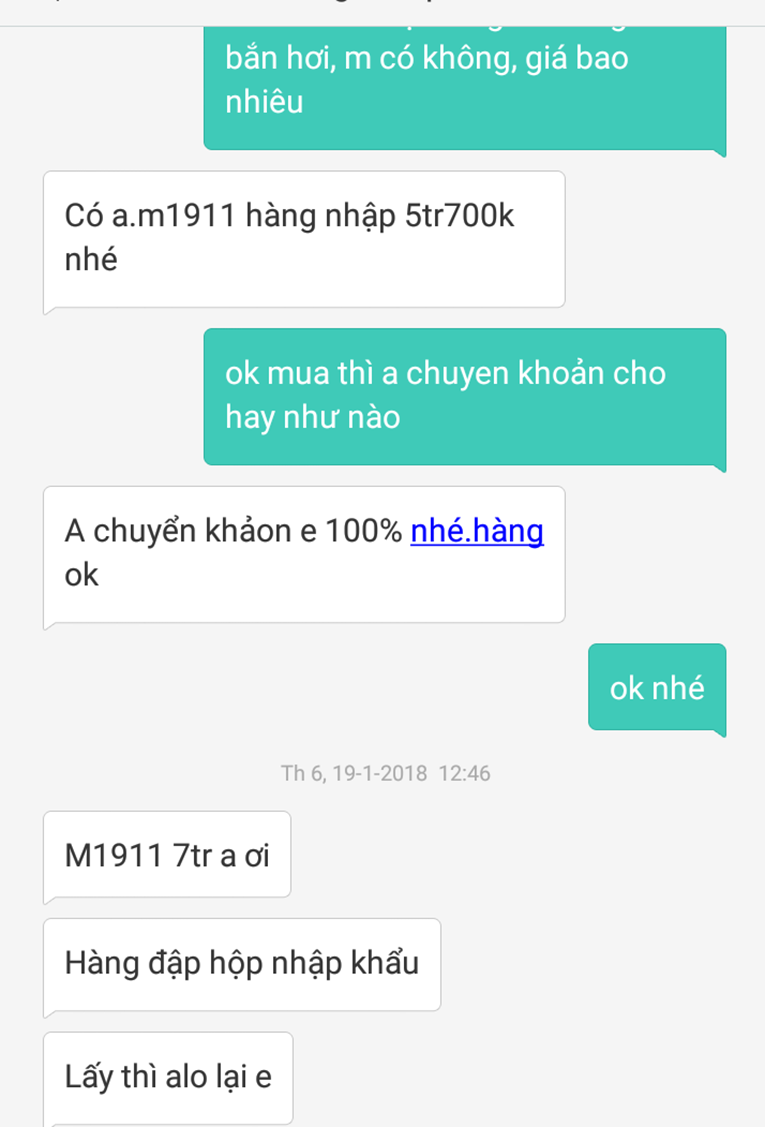 T giao dịch với chúng tôi để bán súng