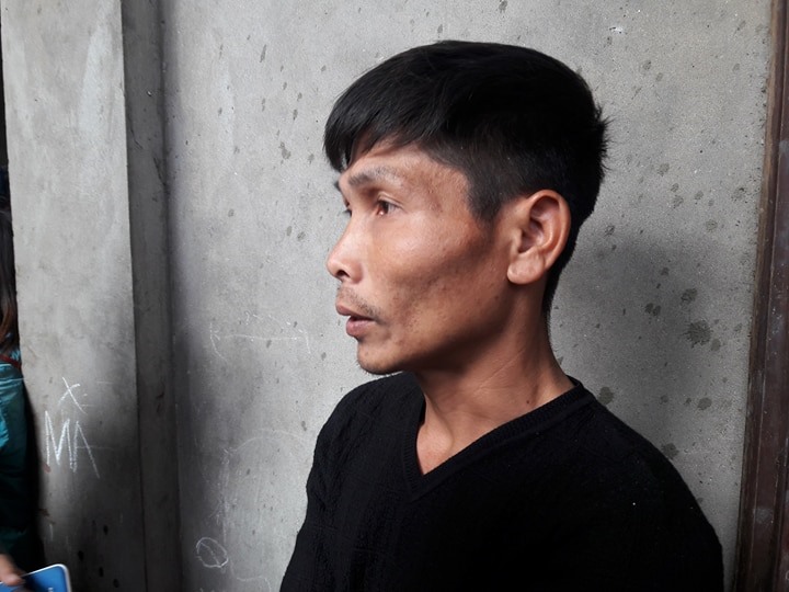 Anh Đỗ Đình Tăng thất thần trước sự ra đi của cháu gái.
