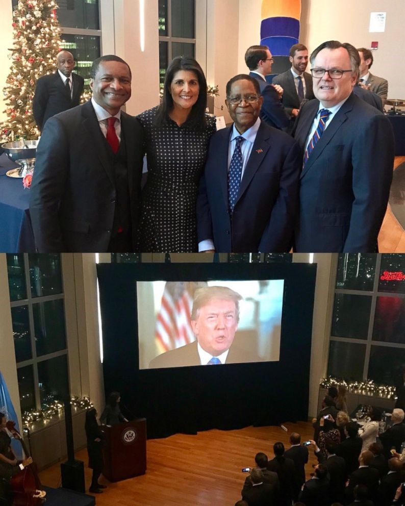 Ảnh trên Twitter của Đại sứ Nikki Haley về buổi tiệc.