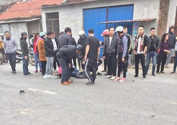 Sau khi gây tai nạn nữ tài xế đã bỏ trốn - Ảnh CTV