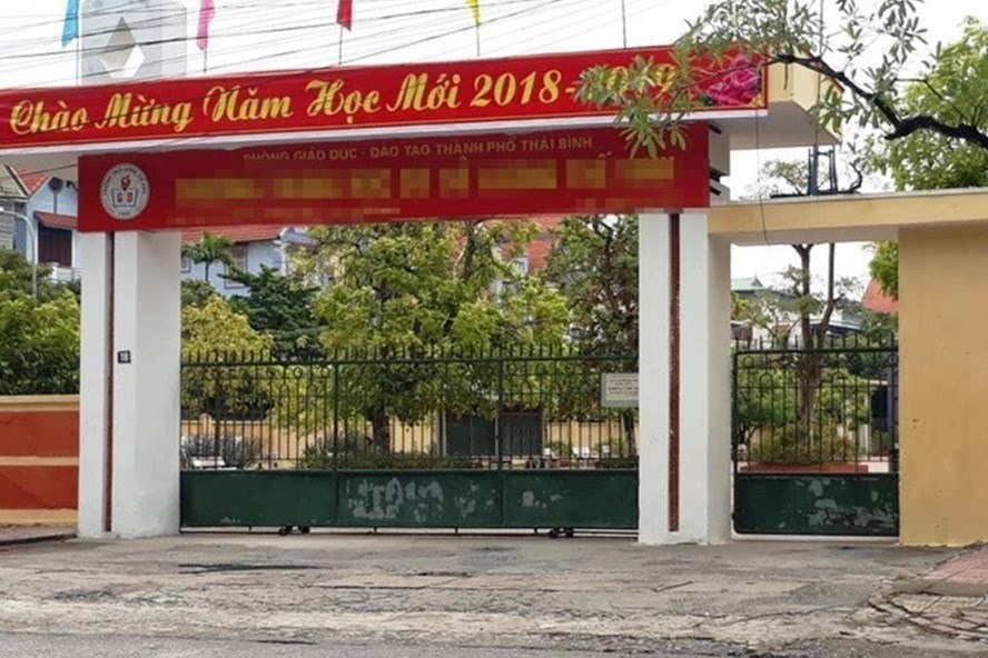 Ngôi trường nơi cháu T.M theo học.