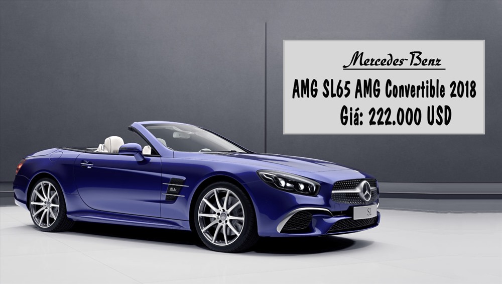 3. Mercedes-Benz AMG SL65 AMG Convertible 2018