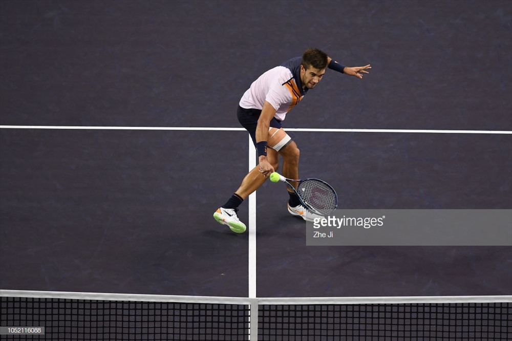 Coric đã chơi rất cố gắng. Ảnh: Getty.