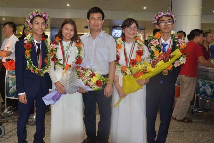 Đoàn Olympic Sinh học Việt Nam trở về với thành tích đáng nể.