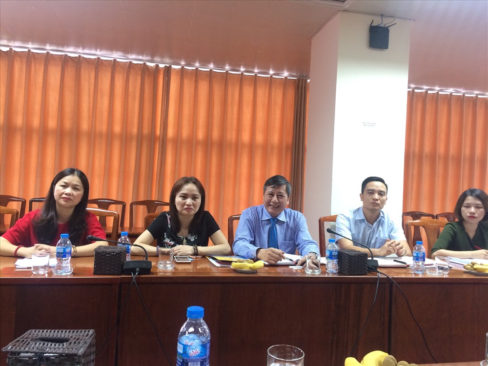 Phó Chủ tịch Tổng LĐLĐVN Trần Thanh Hải tại buổi tiếp. Ảnh: Q.Chi