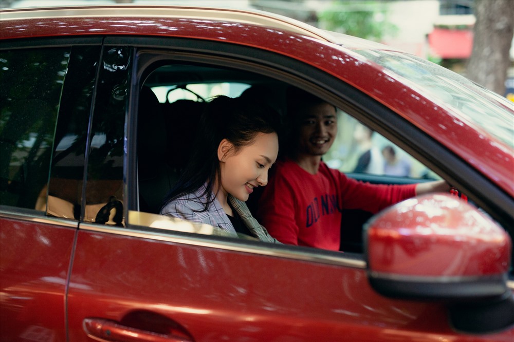 Chồng Bảo Thanh cố gắng dành thời gian tham dự sự kiện cùng vợ.