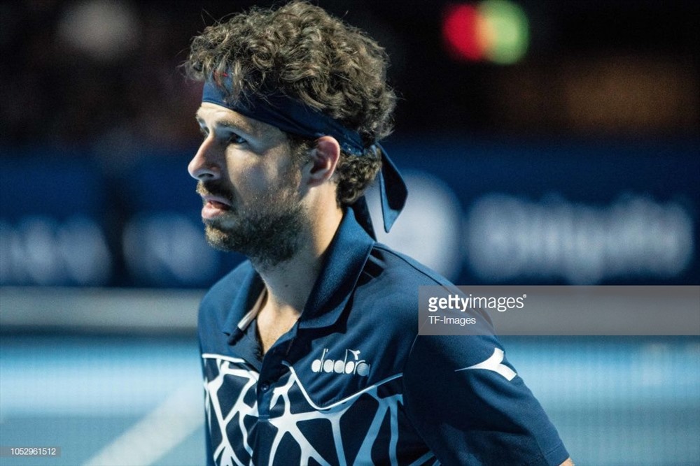 Robin Haase đã thi đấu ấn tượng trong set 1. Ảnh: Getty.