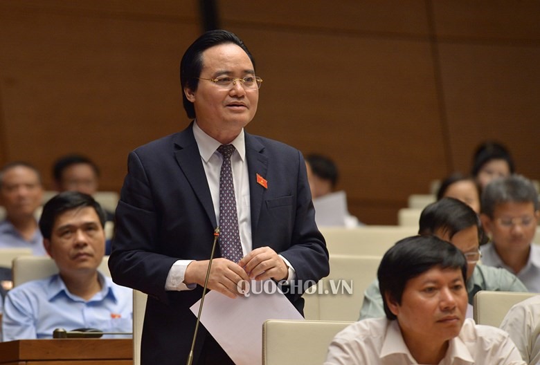 Bộ trưởng Phùng Xuân Nhạ. Ảnh quochoi.vn