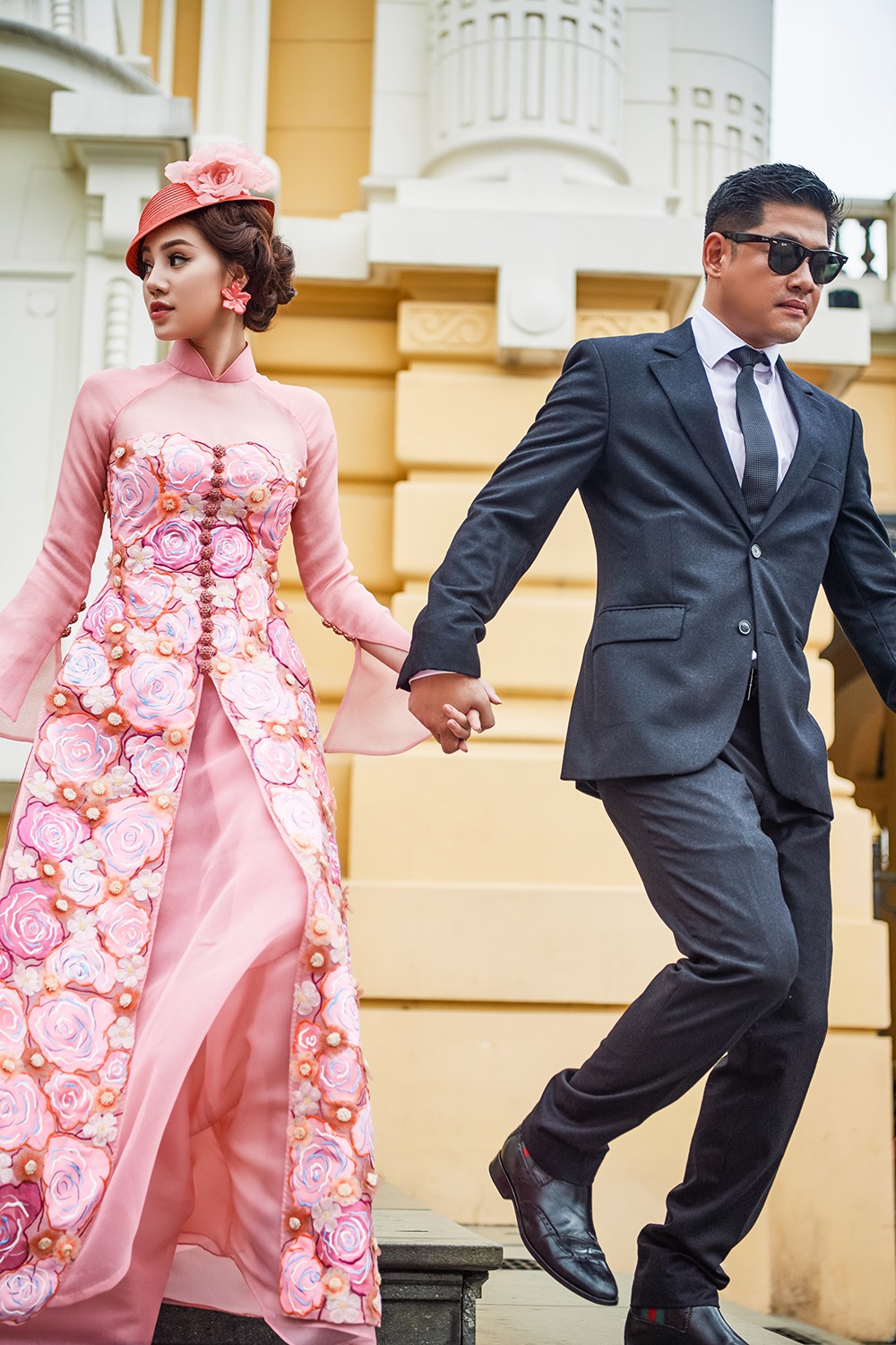 Bạn diễn của người đẹp là nam diễn viên đình đám một thời - Hải Anh.