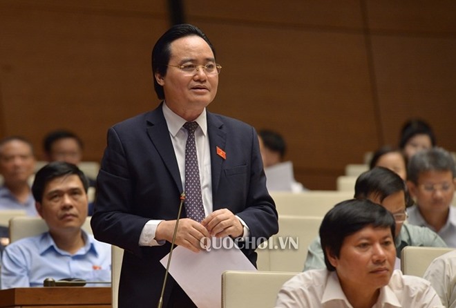 Bộ trưởng Bộ GDĐT Phùng Xuân Nhạ.