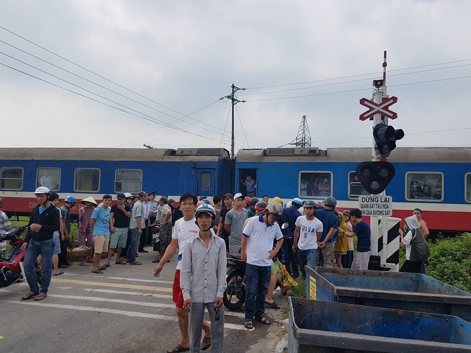 Hiện trường vụ tai nạn. Ảnh: Đ.V