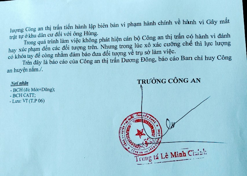 Lại thêm người dân nhập viện sau khi Công an mời làm việc - ảnh 5 Lại thêm người dân nhập viện sau khi Công an mời làm việc - ảnh 5