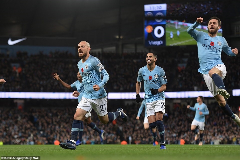 Sự bổ sung Mahrez khiến cánh phải của The Citizens trở nên đáng sợ hơn bội phần. Ảnh: Getty.