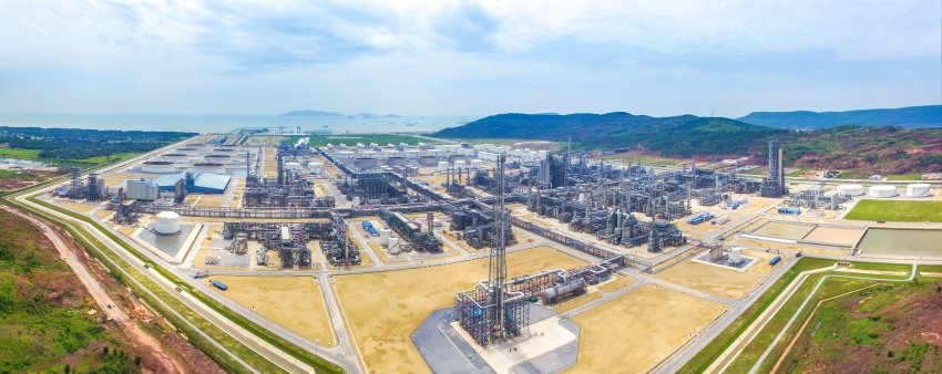 Nhà máy Lọc hóa dầu Nghi Sơn. Ảnh: PV