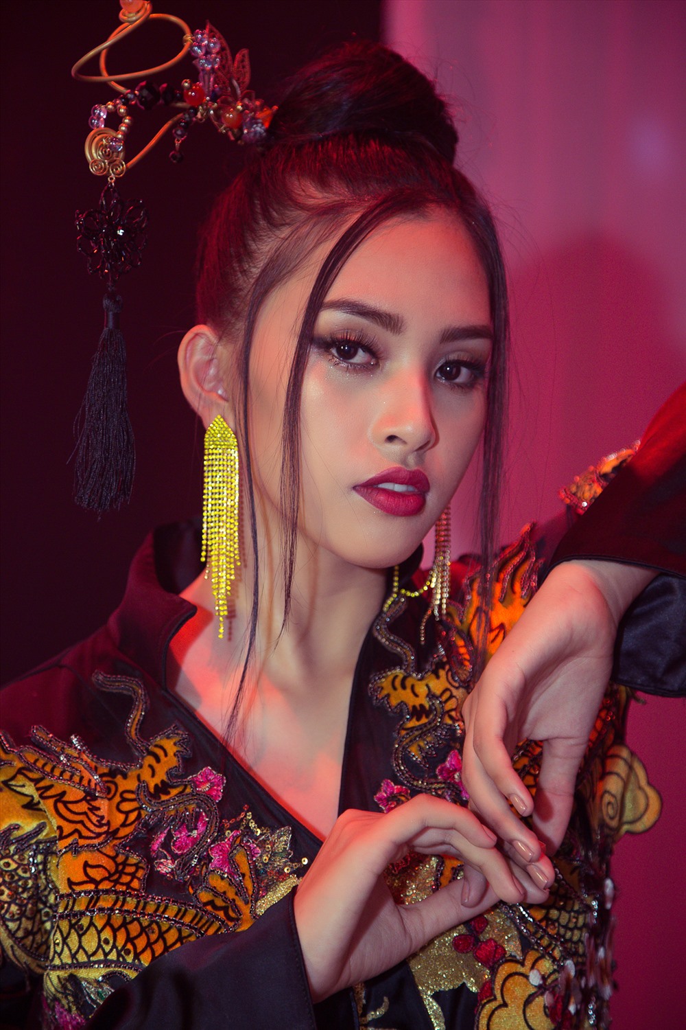 Hoa hậu Tiểu Vy hát Lạc trôi thi tài năng tại Miss World 2018 - ảnh 18 Hoa hậu Tiểu Vy hát Lạc trôi thi tài năng tại Miss World 2018 - ảnh 18