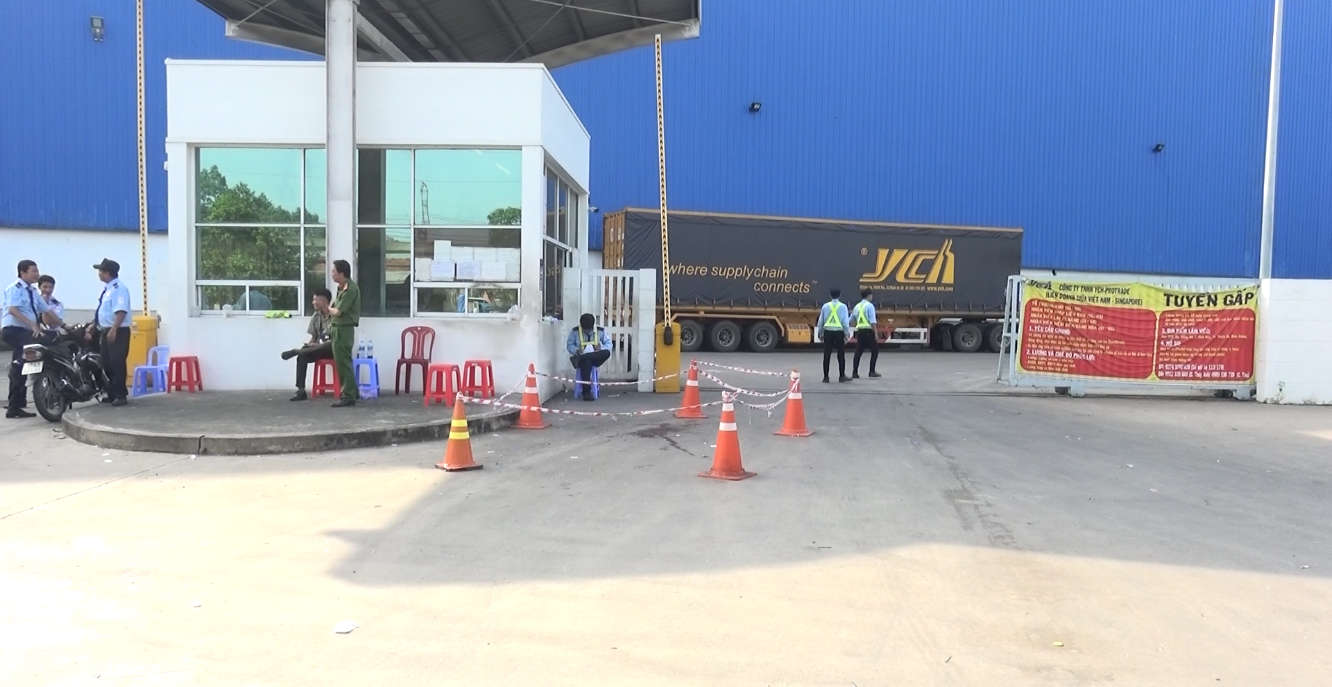Kho ngoại quan nơi xảy ra vụ việc.