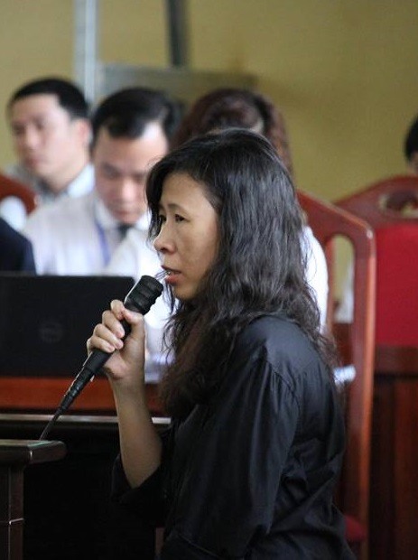 Bị cáo Đỗ Bích Thủy tại tòa.