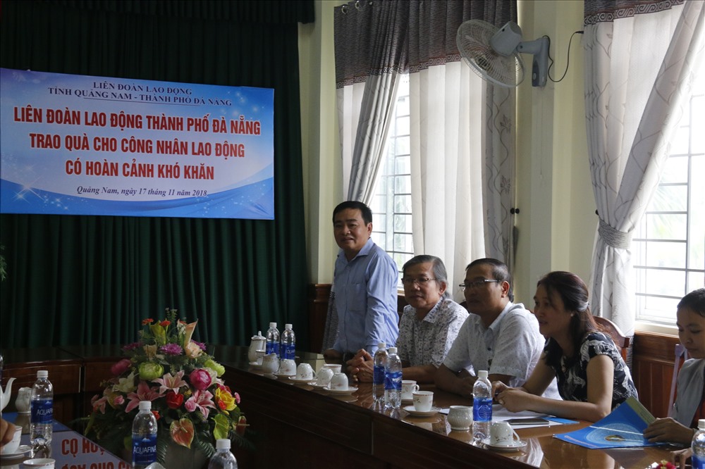 Ông Phan Xuân Quang - Chủ tịch LĐLĐ tỉnh Quảng Nam.