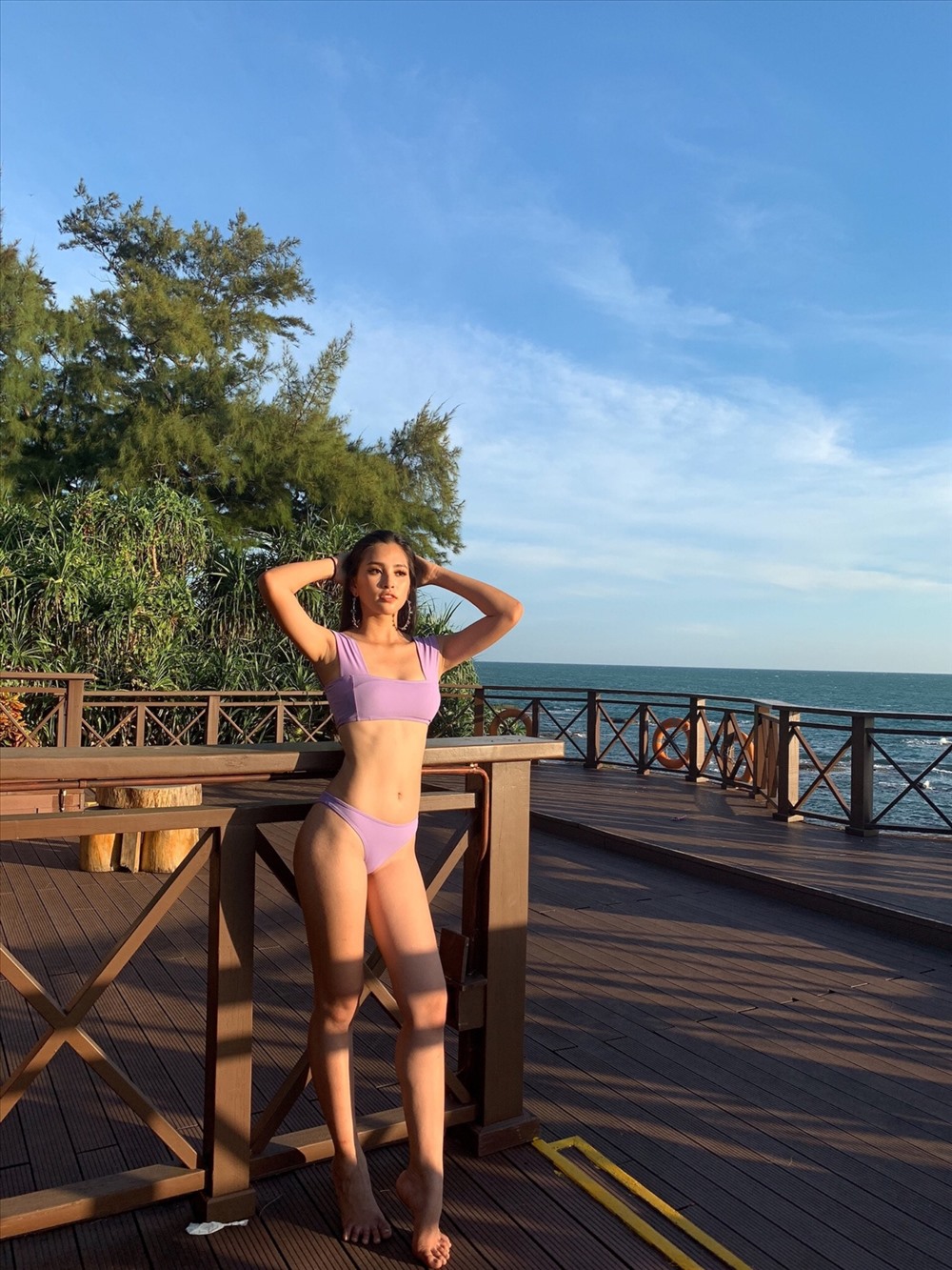 Hoa hậu Tiểu Vy diện bikini khoe thân hình nóng bỏng tại Miss World - ảnh 4