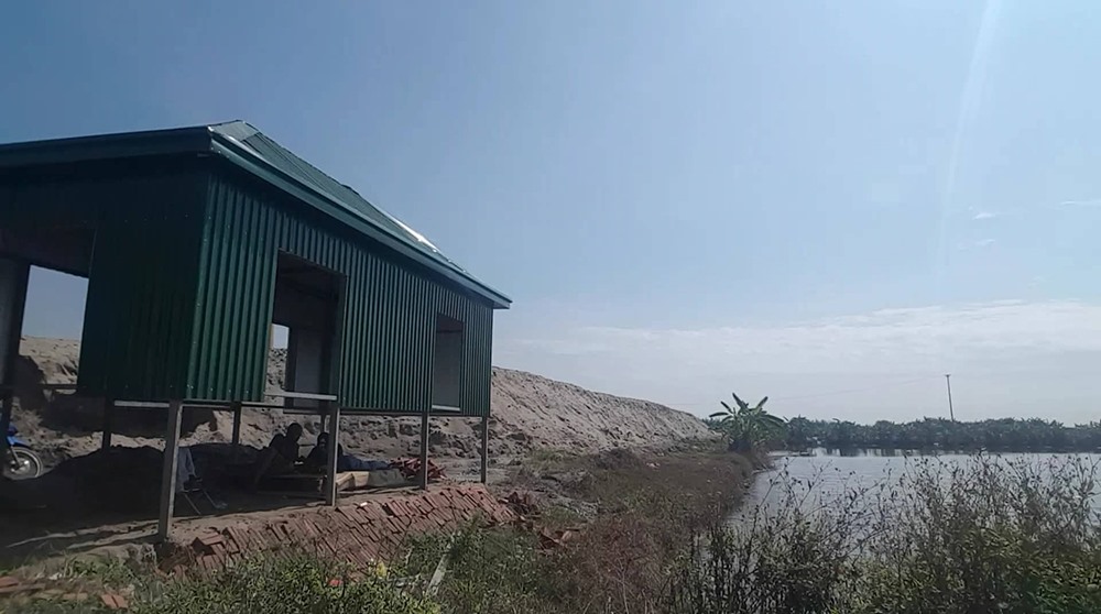 Khu vực đất xảy ra tranh chấp.