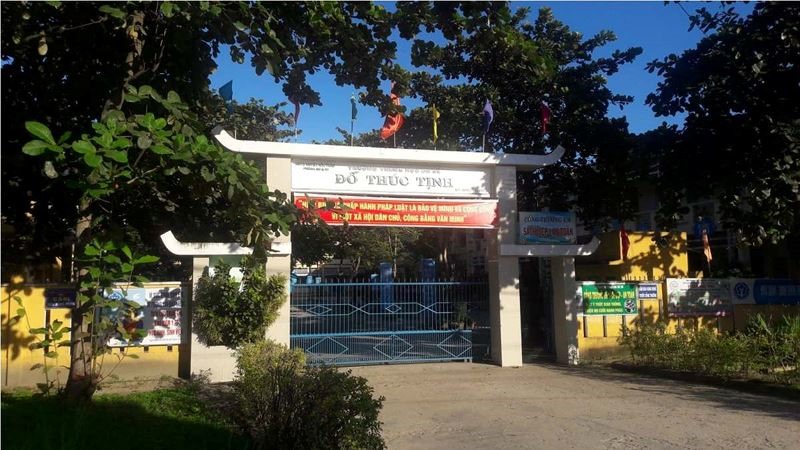 Trường trung học cơ sở Đỗ Thúc Tịnh, nơi thầy Đỗ Xuân Th. đã có nhiều năm gắn bó, cống hiến. Ảnh: TT.