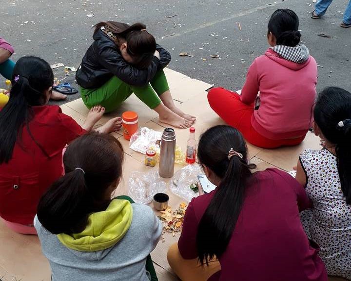 CN Cty Bum Jin Vina thời điểm chủ DN vắng mặt, nợ lương vào đầu năm 2018