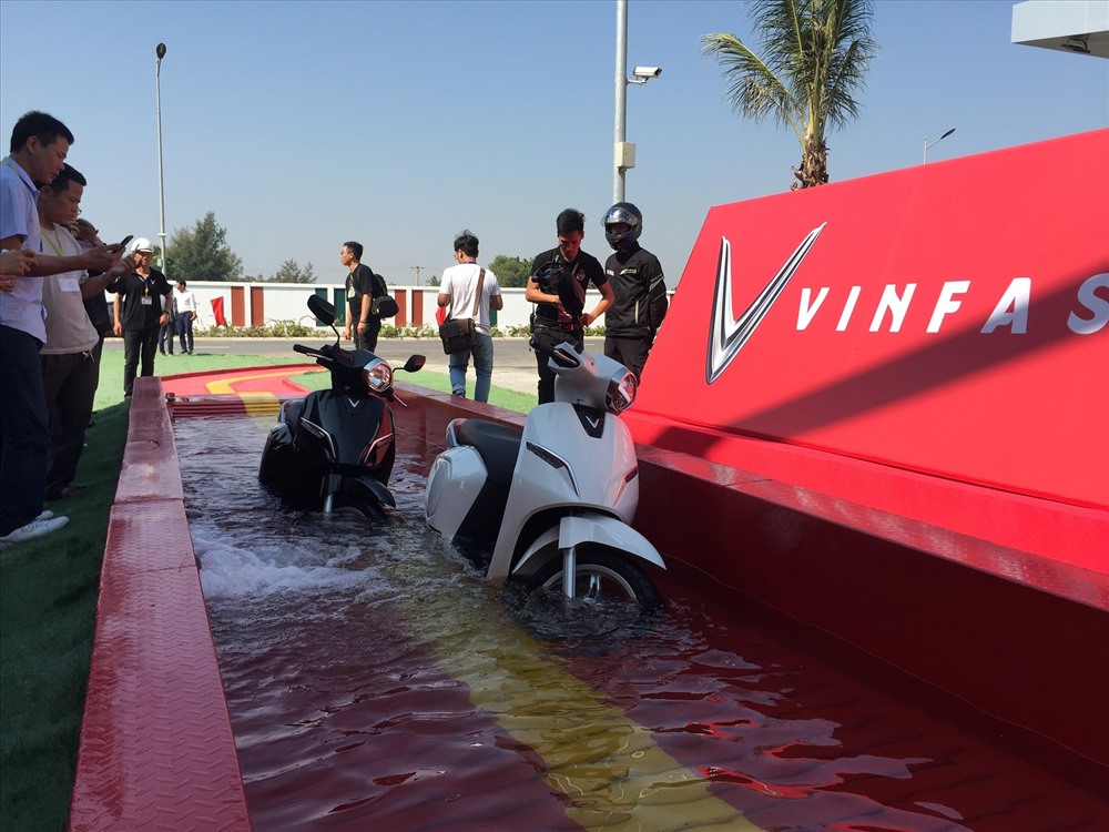 Xe đạp điện Vinfast có khả năng chịu được ngập nước