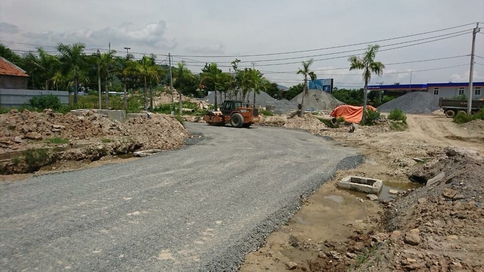 Đường 74 (lộ giới 35m) tại dự án Khu phức hợp Phước Lợi. Ảnh: Đ.A