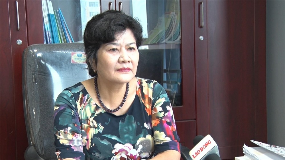 Bà Ninh Thị Hồng - Phó Chủ tịch Hội Bảo vệ quyền trẻ em Việt Nam.