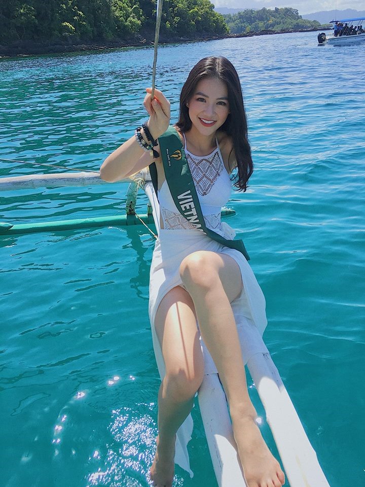 Phương Khánh trở thành người đẹp Việt Nam đầu tiên đăng quang Hoa hậu Trái đất 2018.