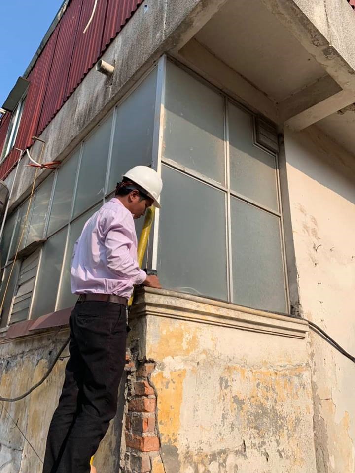 Phần diện tích đất chồng lấn giữa Công đoàn Y tế VN và Công ty Văn Phú.
