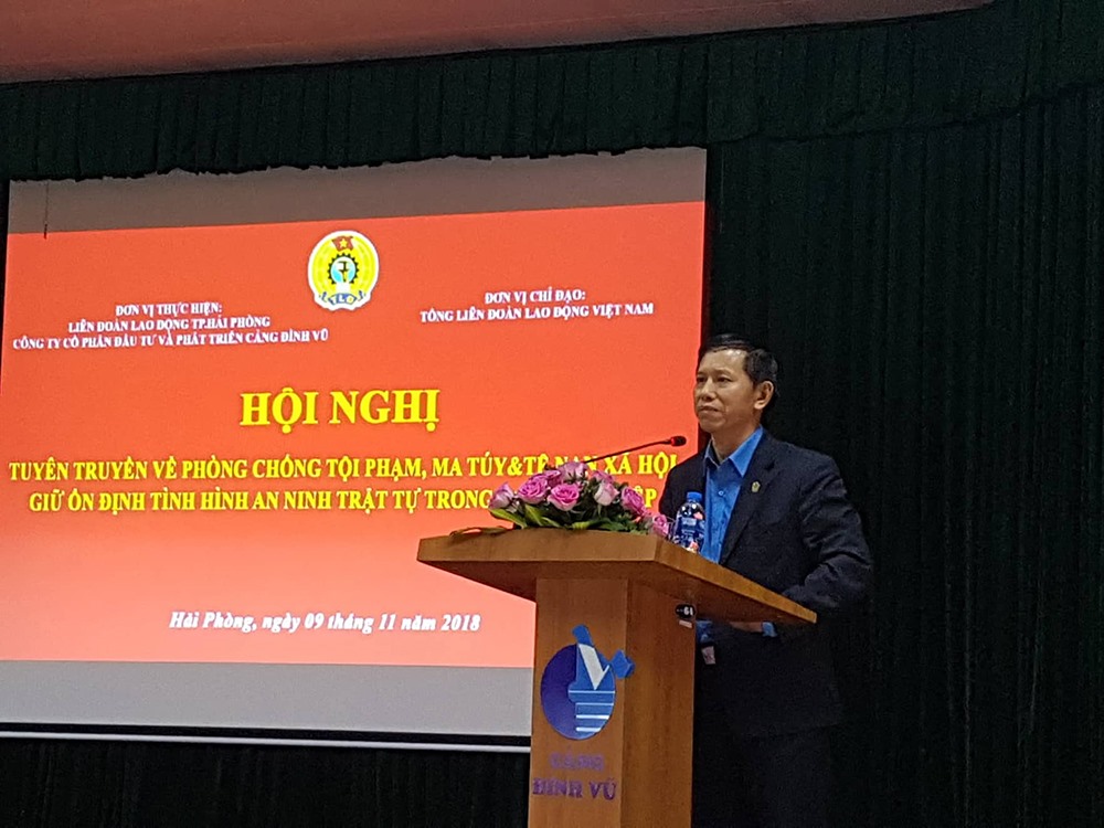 Ông Vũ Mạnh Tiêm – Phó Trưởng ban Tuyên giáo Tổng LĐLĐVN.