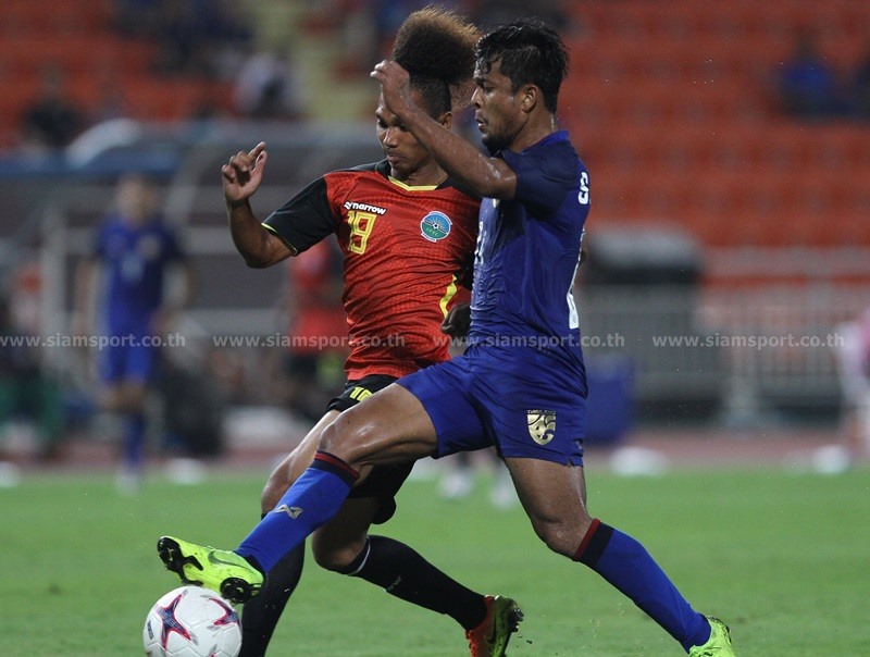 ĐT Thái Lan vùi dập Timor Leste 7-0 bằng kỷ lục 6 bàn thắng của Adisak - ảnh 2 ĐT Thái Lan vùi dập Timor Leste 7-0 bằng kỷ lục 6 bàn thắng của Adisak - ảnh 2