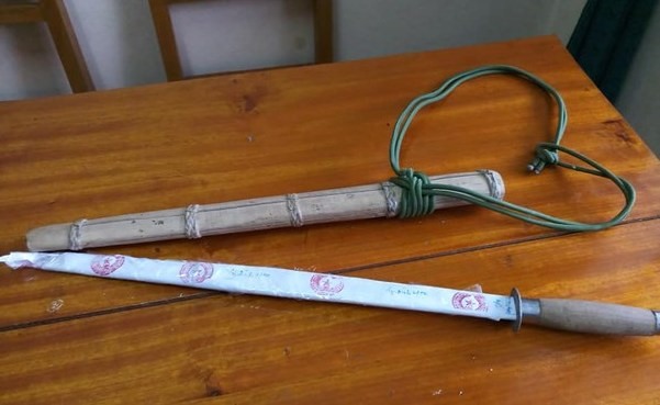 Hung khí dùng gây án - Ảnh: Tường Vy