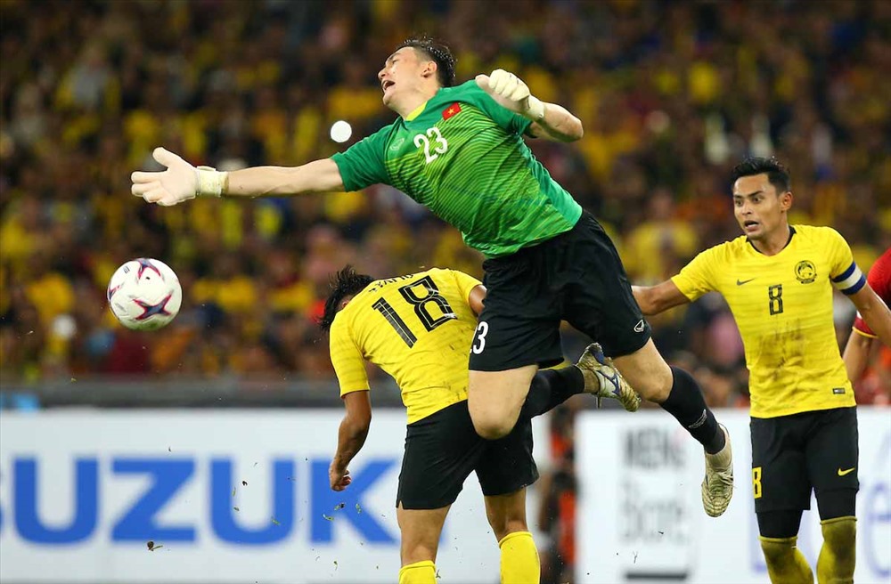 Văn Lâm sẽ là chốt chặn tin cậy của ĐT Việt Nam tại Asian Cup 2019. Ảnh AFF