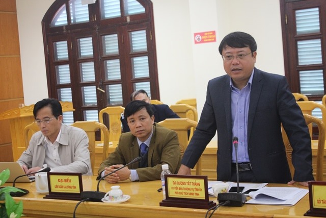 Ông Dương Tất Thắng - PCT UBND tỉnh Hà Tĩnh thông tin thêm về công tác quản lý về môi trường ở Hà Tĩnh. 