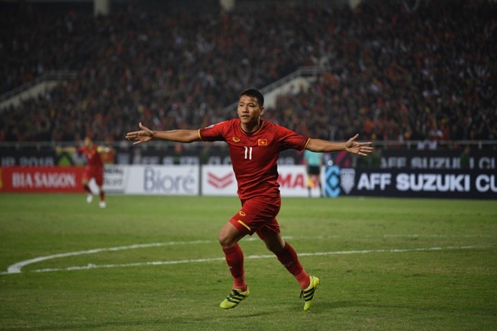 HLV Park Hang-seo tiết lộ Anh Đức muốn chia tay ĐT Việt Nam sau AFF Cup 2018. Ảnh Dương Quốc Bình