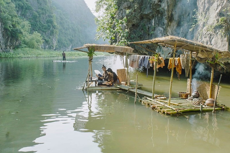 Khung cảnh làng quê Việt thời xưa