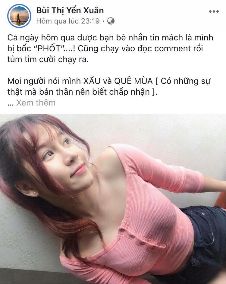 Bài chia sẻ của bạn gái Văn Lâm.