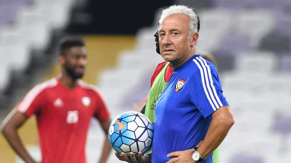 Kinh nghiệm của Alberto Zaccheroni sẽ giúp ích cho chủ nhà UAE. Ảnh The National