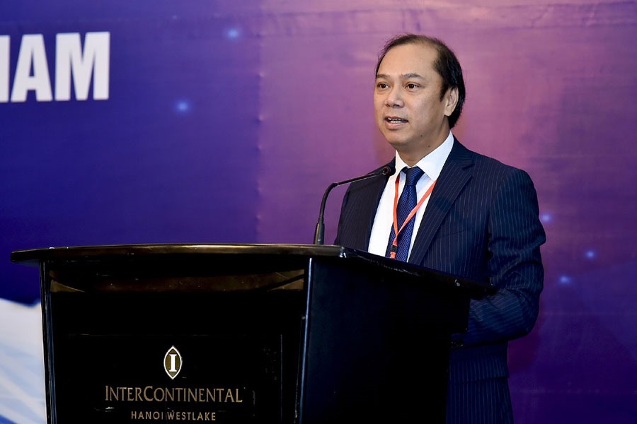 Thứ trưởng Bộ Ngoại giao, Tổng Thư ký Ủy ban Quốc gia ASEAN 2020 Nguyễn Quốc Dũng. Ảnh: BNG