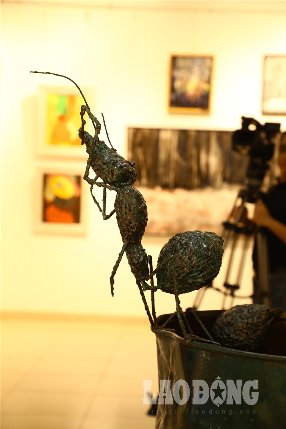 Mô hình sáng tạo được trưng bày tại triển lãm năm nay của tác giả Nguyễn Mạnh Hùng 