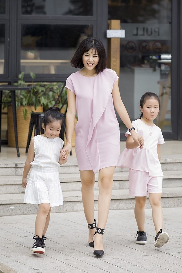 Thanh Hương hài lòng với cuộc sống hiện tại.