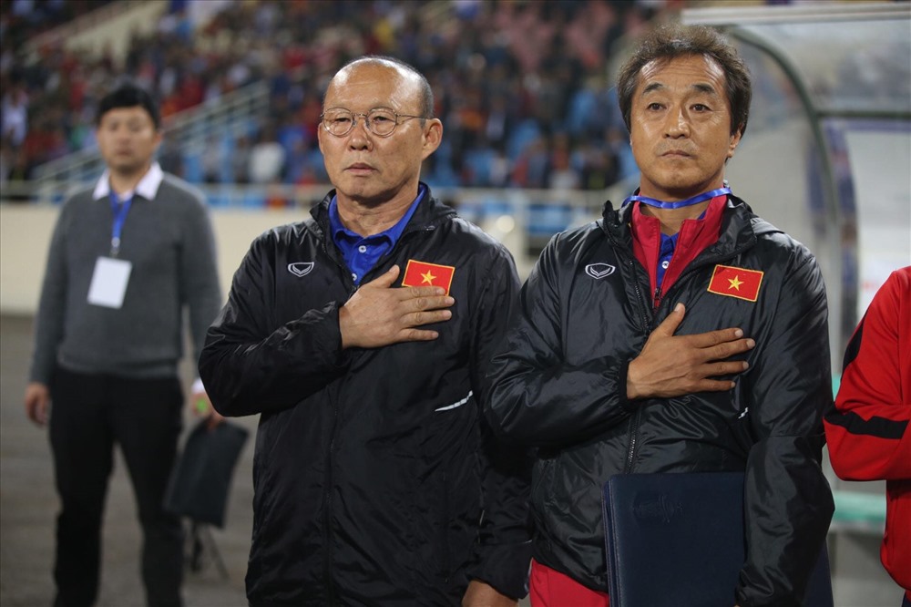 HLV Park Hang-seo sẽ cùng U22 Việt Nam chinh phục tấm HCV SEA Games 30?. Ảnh Sơn Tùng