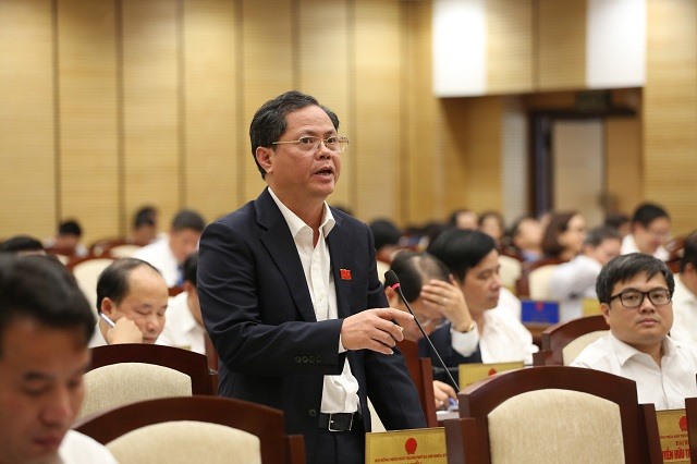 Ông Đỗ Mạnh Hải - Bí thư quận Long Biên. Ảnh CTV