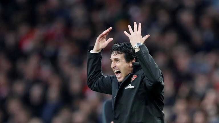 Emery đang trải qua những ngày tươi đẹp cùng Arsenal. Ảnh: Reuters.