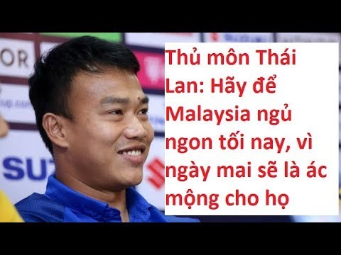 Thủ thành Chatchai Budprom tươi cười trước trận đấu cùng lời thách thức của mình đã được cư dân mạng “gợi lại nỗi đau“. Ảnh: Troll bóng đá