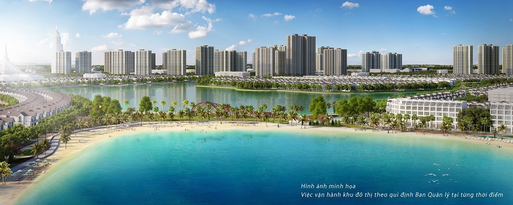 Biển hồ nước mặn 6,1ha – Điểm nhấn độc đáo của VinCity Ocean Park