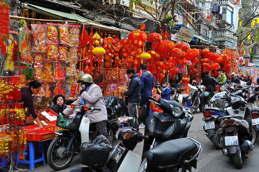 Một góc phố Hàng Mã.